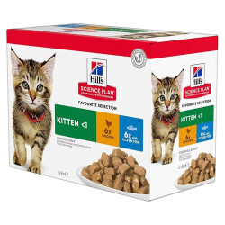 Hill'S Kitten - Alimento Em Molho Para Gatinho - Pack De Frango E Peixe Do Oceano