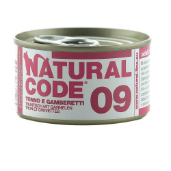 Natural Code 09 - Alimento Húmido Para Gato - Atum E Camarão