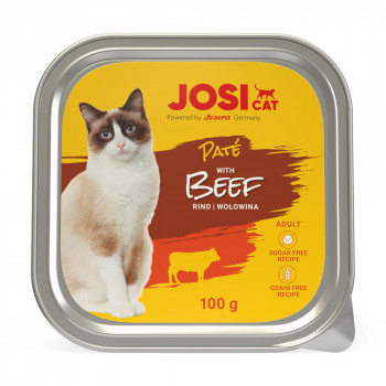 JosiCat - Patê De Vaca Para Gato Adulto