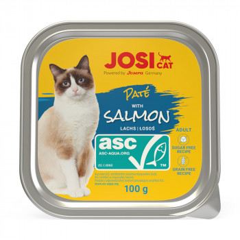 JosiCat - Patê De Salmão Para Gato Adulto