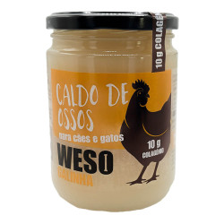Weso - Caldo De Ossos De Galinha Para Cão E Gato