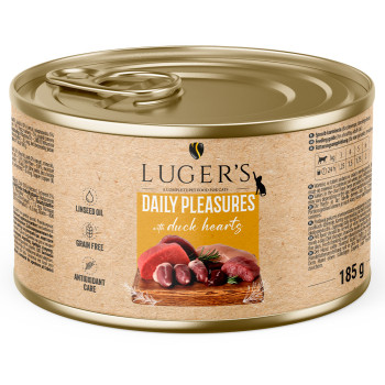Luger'S Daily Pleasures - Alimento Húmido Para Gato Adulto - Coração De Pato