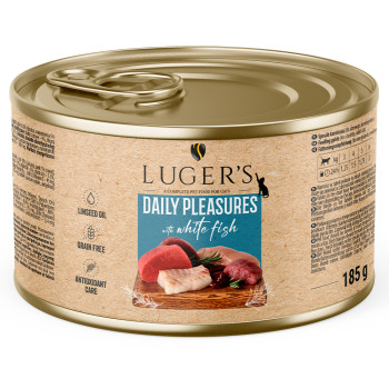 Luger'S Daily Pleasures - Alimento Húmido Para Gato Adulto - Peixe Branco