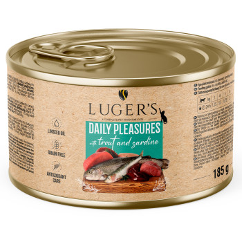 Luger'S Daily Pleasures - Alimento Húmido Para Gato Adulto - Truta E Sardinha