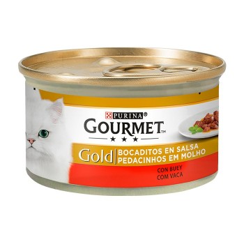 Gourmet Gold Carne De Vaca (Pedacinhos Em Molho)