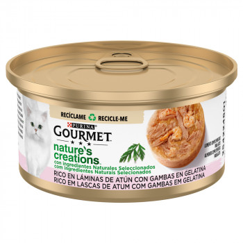 Gourmet Nature'S Creations - Alimento Em Gelatina Para Gatos - Atum Com Gambas