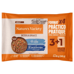 Nature'S Variety - Alimento Em Molho Para Gato Adulto - Pack De Bacalhau E Peixe Do Oceano
