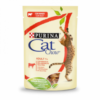 Cat Chow Gato Adulto Carne De Vaca Em Molho