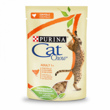 Cat Chow Gato Adulto Frango E Curgete Em Molho