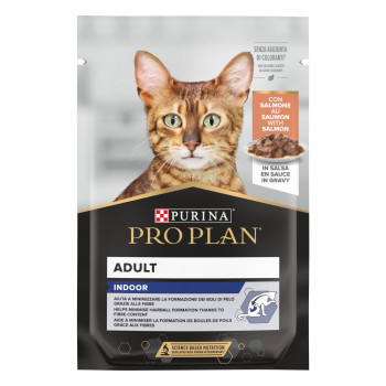 Pro Plan Nutrisavour Housecat - Alimento Em Molho Para Gato Adulto De Interior - Salmão