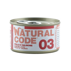 Natural Code 03 - Alimento Húmido Para Gato - Frango E Salmão