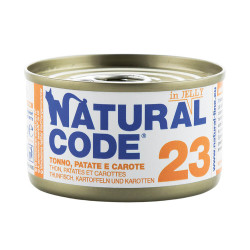 Natural Code 23 - Alimento Húmido Para Gato - Atum, Batata E Cenoura
