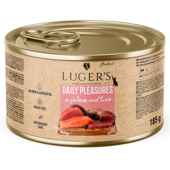 Luger'S Daily Pleasures - Alimento Húmido Para Gato Esterilizado - Salmão E Atum