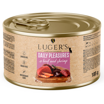 Luger'S Daily Pleasures - Alimento Húmido Para Gato Esterilizado - Vaca E Camarão