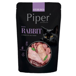 Piper - Alimento Em Patê Para Gatos Esterilizados - Coelho
