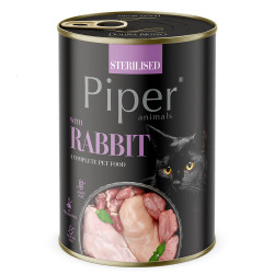 Piper - Alimento Em Patê Para Gatos Esterilizados - Coelho
