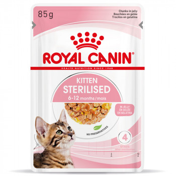 Royal Canin Kitten Sterilised Em Gelatina