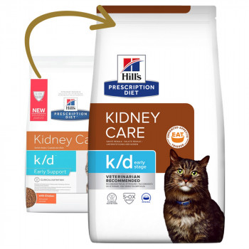 Hill'S PD Kidney Care K/D Early Stage - Ração Seca Para Gato Com Doença Renal Precoce