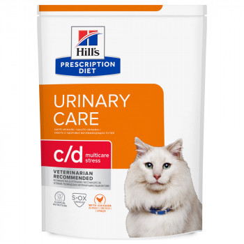 Hill'S PD Urinary Care C/D Multicare Stress - Alimento Em Molho Para Gato Para Suporte Da Saúde Urinária - Frango