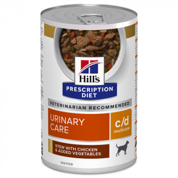 Hill'S PD Urinary Care C/D Multicare - Alimento Em Molho Para Cão Para Suporte Da Saúde Urinária - Frango E Vegetais