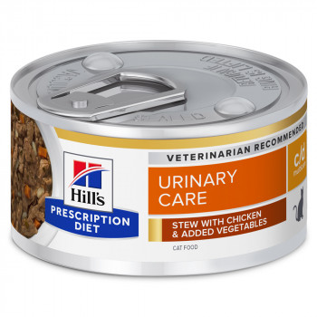Hill'S PD Urinary Care C/D Multicare - Alimento Em Molho Para Gato Para Suporte Da Saúde Urinária - Frango E Legumes