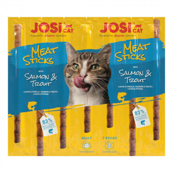 JosiCat - Snack Em Stick De Salmão E Truta Para Gato Adulto