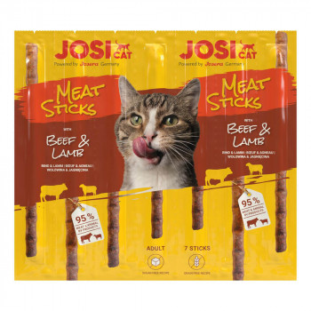 JosiCat - Snack Em Stick De Carne De Vaca E Borrego Para Gato Adulto