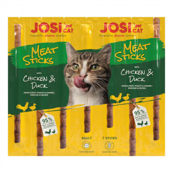 JosiCat - Snack Em Stick De Frango E Pato Para Gato Adulto