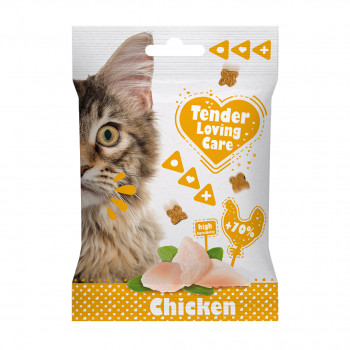 Soft Snacks Tender Loving Care De Frango Para Gato