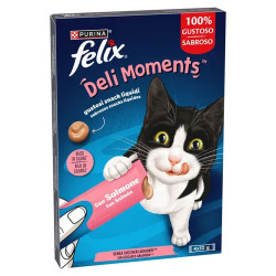 Felix Deli Moments - Snack Líquido De Salmão Para Gatos