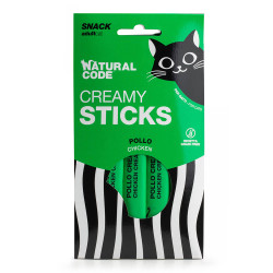 Natural Code Creamy - Snack Líquido De Frango Para Gato