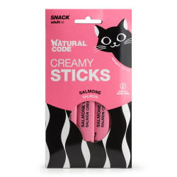 Natural Code Creamy - Snack Líquido De Salmão Para Gato