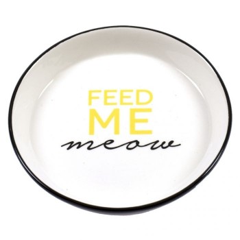 Gamela De Cerâmica Feed Me Meow